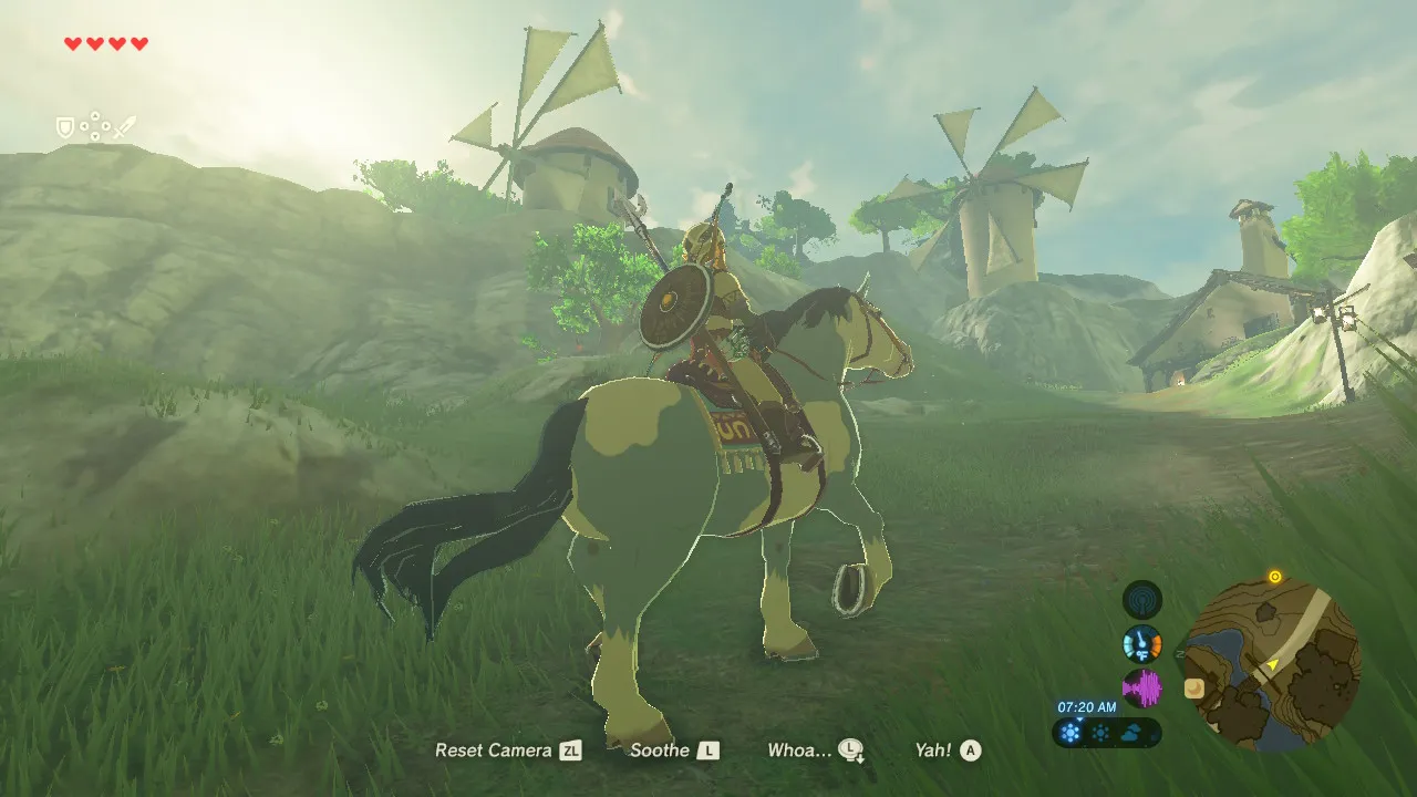 My screenshot of BOTW gameplay